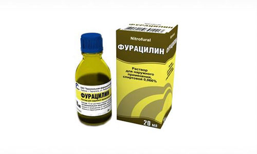 Фурацилин - раствор